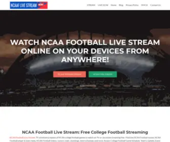 Ncaafootball365.com(NCAA Football Live Stream) Screenshot