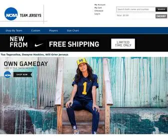 Ncaaprojersey.com(Top NCAA jerseys from) Screenshot