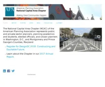 Ncac-APA.org(The National Capital Area Chapter (NCAC)) Screenshot