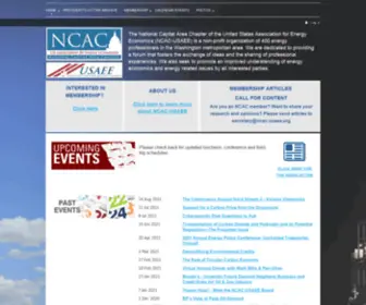 Ncac-Usaee.org(NCAC-USAEE - Home) Screenshot