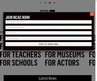 Ncac.org(National Coalition Against Censorship) Screenshot
