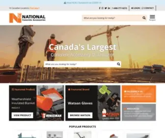 Nca.ca(National Concrete Accessories) Screenshot