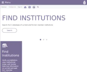 Ncacihe.org(The Higher Learning Commission) Screenshot