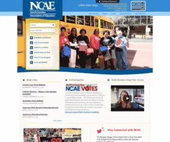 Ncae.org(North Carolina Association of Educators) Screenshot