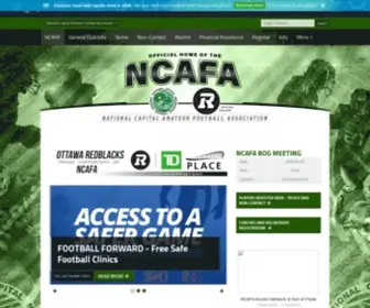 Ncafa.ca(National Capital Amateur Football Association) Screenshot