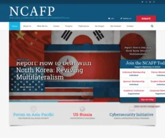 Ncafp.org(The National Committee on American Foreign Policy (NCAFP)) Screenshot
