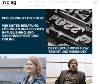 Ncag.ch(Digital Publishing Plattform) Screenshot