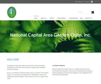 Ncagardenclubs.org(National Capital Area Garden Clubs) Screenshot