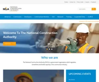 Nca.go.ke(National Construction Authority) Screenshot