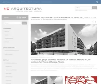 Ncarquitectura.com(NC Arquitectura. Rehabilitación) Screenshot