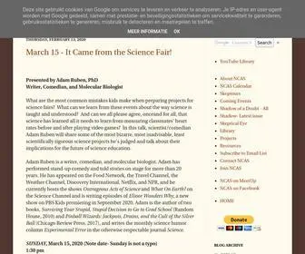 Ncas.org(National Capital Area Skeptics) Screenshot