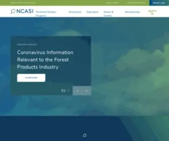 Ncasi.org(The Environmental Resource for the Forest Products Industry) Screenshot