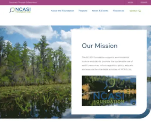 Ncasifoundation.org(NCASI Foundation) Screenshot