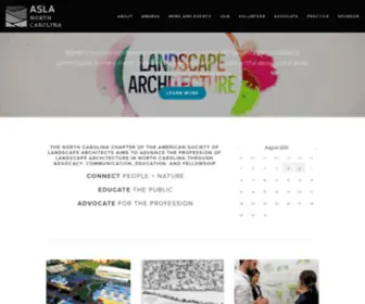 Ncasla.org(North Carolina landscape architecture) Screenshot