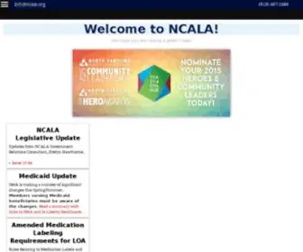 Ncassistedliving.org(NCALA) Screenshot