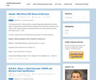 Ncbankruptcyexpert.com(Your North Carolina Bankruptcy Expert) Screenshot