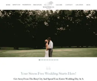 Ncbarnwedding.com(The Historic Magnolia Manor) Screenshot