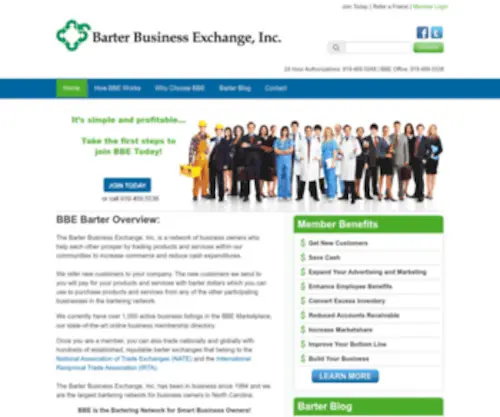 Ncbarter.com(Barter Business Exchange) Screenshot