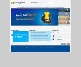 NCbcapitalmarkets.com(NCB Capital Markets Ltd) Screenshot