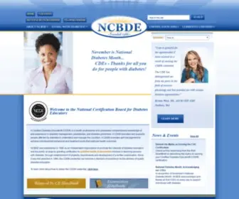 NCbde.org(Diabetes Education) Screenshot