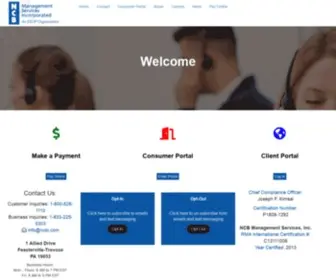 Ncbi.com(NCB Management Services) Screenshot