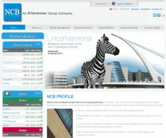 NCB.ie(Institutional Equities) Screenshot