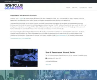 NCBshow.com(Nightclub & Bar Show) Screenshot