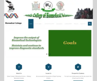 NCBszambia.org(Defining Biomedical Science) Screenshot