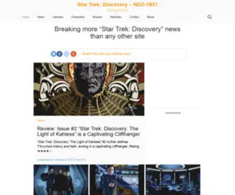 NCC-1031.com(Breaking "Star Trek Discovery" News) Screenshot