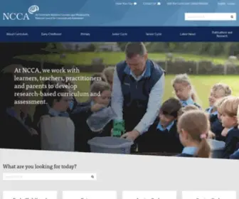 Ncca.ie(National Council for Curriculum and Assessment) Screenshot
