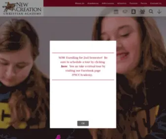 Nccacademy.net(New Creation Christian Academy) Screenshot