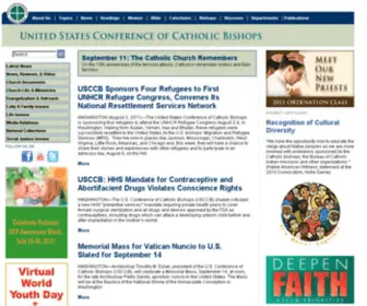 NCcbuscc.org(United States Conference of Catholic Bishops) Screenshot
