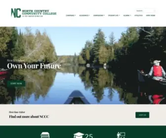 NCCC.edu(North Country Community College) Screenshot