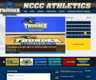 NCccathletics.com(Niagara County Community College) Screenshot