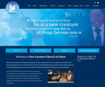 NCccuk.org(New Creature Church Of Christ) Screenshot