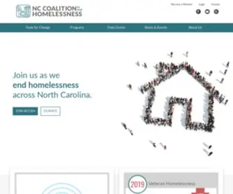 Ncceh.org(North Carolina Coalition to End Homelessness) Screenshot