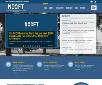 NCCFT.org(The union representing Nassau Community College’s full) Screenshot