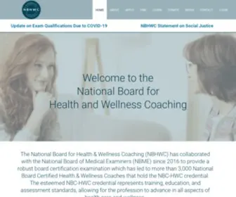 NCCHWC.org(The NBHWC) Screenshot