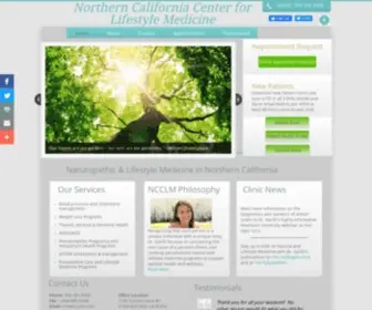 NCCLM.com(Naturopathic Medicine & Epigenetics Healthcare Center in Sacramento) Screenshot