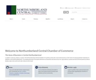 Nccofc.ca(Northumberland Central Chamber of Commerce) Screenshot