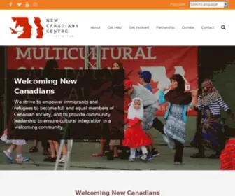 NCcpeterborough.ca(New Canadians Centre) Screenshot