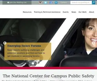 NCCpsafety.org(The National Center for Campus Public Safety (NCCPS)) Screenshot
