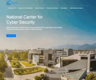 NCCS.pk(National Center for Cyber Security) Screenshot