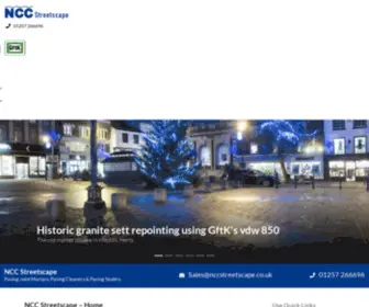 NCCStreetscape.co.uk(Paving Joint Grouting & Pointing Products) Screenshot