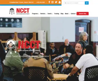 NCCT.on.ca(Native Canadian Centre of Toronto) Screenshot