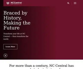 Nccu.edu(North Carolina Central University) Screenshot