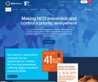 NCDalliance.org(Supporting Prevention & Control of NCDs) Screenshot