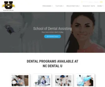 NCDentalu.com(NC Dental U) Screenshot