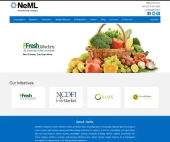 NCDexspot.com(NCDEX Spot Exchange Limited) Screenshot