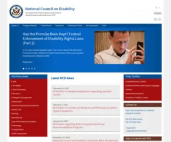 NCD.gov(NCD) Screenshot